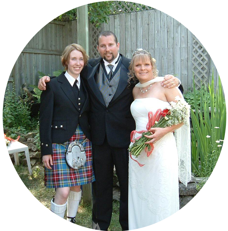 "Thanks for everything Chris. You can be sure that you get referrals from my family.""Thanks for the beautiful ceremony Chris.We just got the wedding DVD back and it's fabulous!"