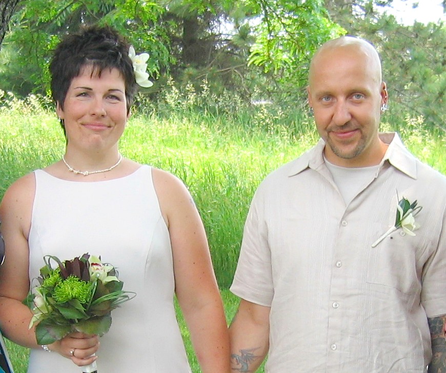 "We just wanted you to know that words cannot accurately discribe how very wonderful you made our special day.  It was more beautiful than we imagined. The ceremony reflected the love that we already share as a family...seperate lives now joined in love and harmony for all time.The children had so much fun...they still are talking about it four weeks later.You are an amazing woman and our wedding would not have been as loving or memorable were it not for your presents.Thankyou from the bottom of our hearts"